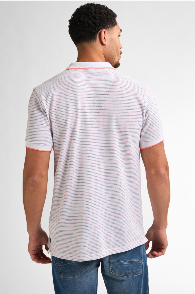 POLO MET PRINT M 1050 POL914 0000 BRIGHT WHITE